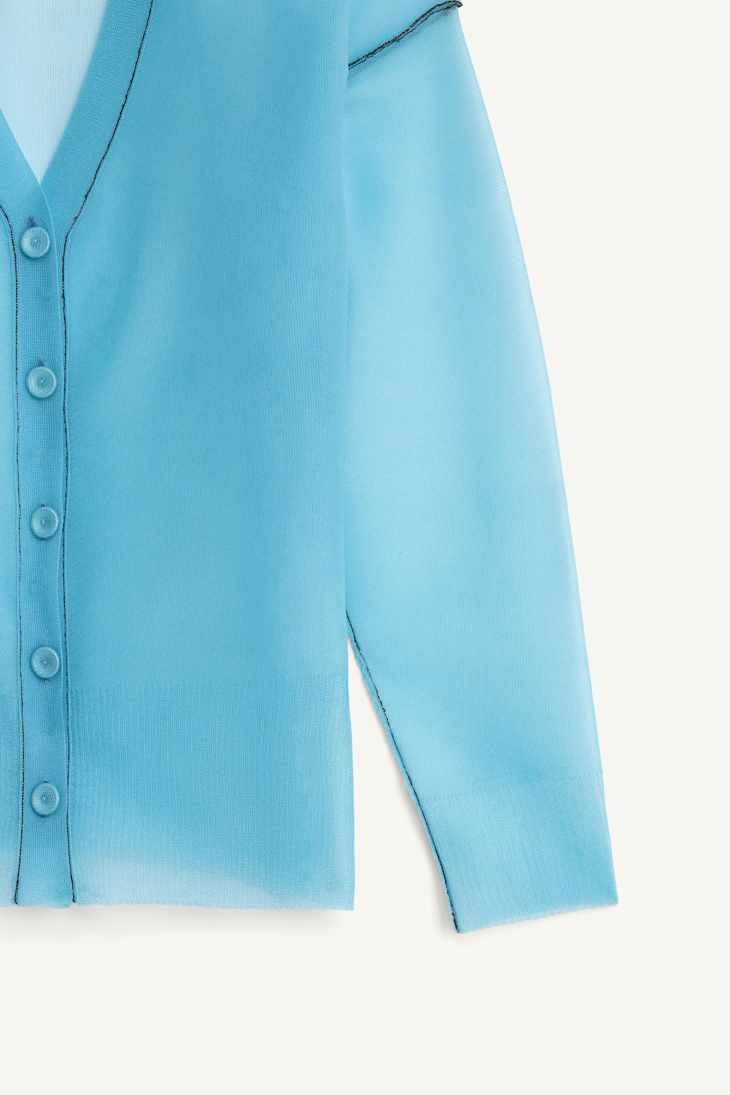 LIMITED EDITION SHEER KNIT CARDIGAN